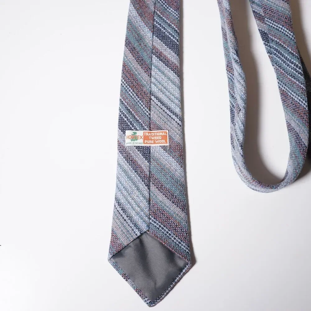 Hortex Tweed Tie Traditional Tweed Pure Wool Made in Ireland